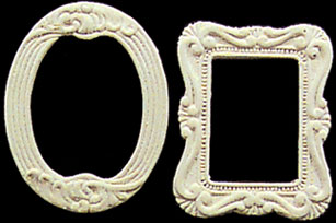 Dollhouse Miniature Picture Frames, 1/Pair